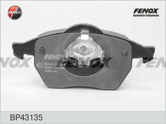 Колодки тормозные, дисковые передние AUDI A4 Fenox BP43135