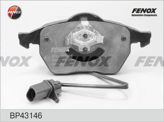 Колодки тормозные, дисковые передние AUDI A4, A6, SEAT EXEO Fenox BP43146