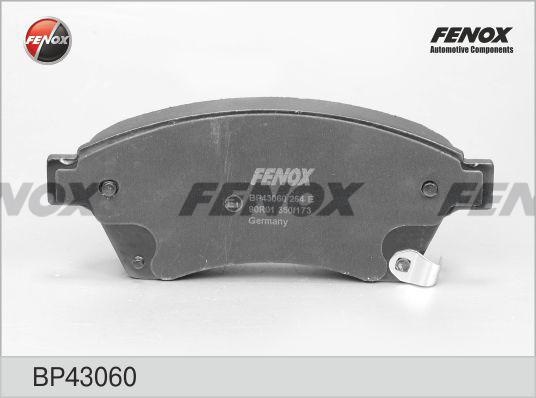 Колодки тормозные, дисковые передние CHEVROLE CRUZE Fenox BP43060