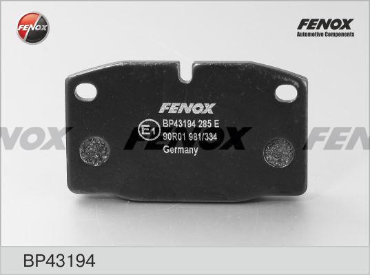 Колодки тормозные, дисковые передние DAEWOO LANOS Fenox BP43194