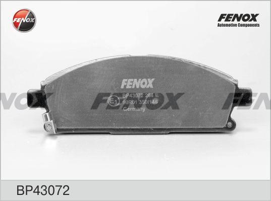 Колодки тормозные, дисковые передние NISSANX-TRAIL Fenox BP43072