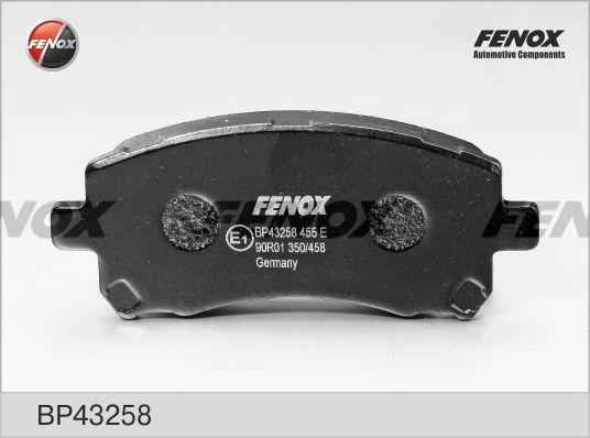 Колодки тормозные, дисковые передние SUBARU Forester, Impreza GD, GG, Legacy Fenox BP43258