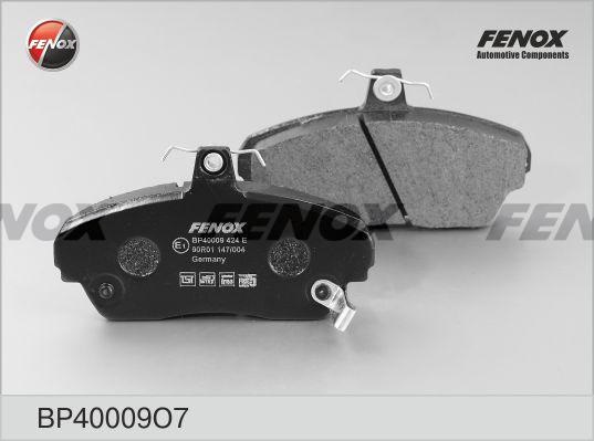 Колодки тормозные, дисковые передние ГАЗ 2217, 2752 Соболь Fenox BP40009O7