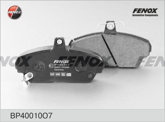 Колодки тормозные, дисковые передние ГАЗ 3102, 3110, 31105 Fenox BP40010O7