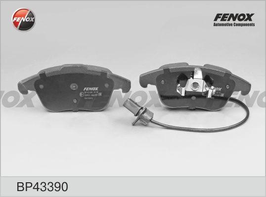 Колодки тормозные, дисковые передние AUDI A4 Fenox BP43390