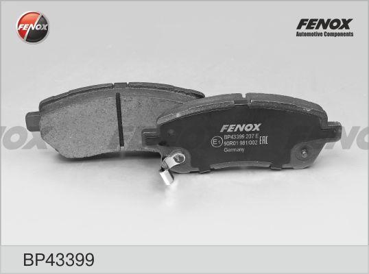 Колодки тормозные, дисковые передние DAIHATSU Materia Fenox BP43399