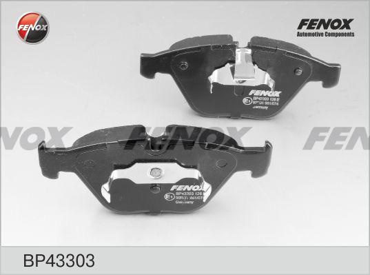 Колодки тормозные, дисковые передние BMW 1, 3 Fenox BP43303