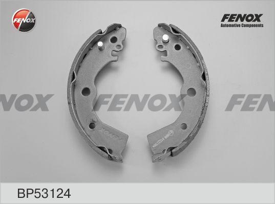 Колодки тормозные, барабанные NISSAN Almera Fenox BP53124