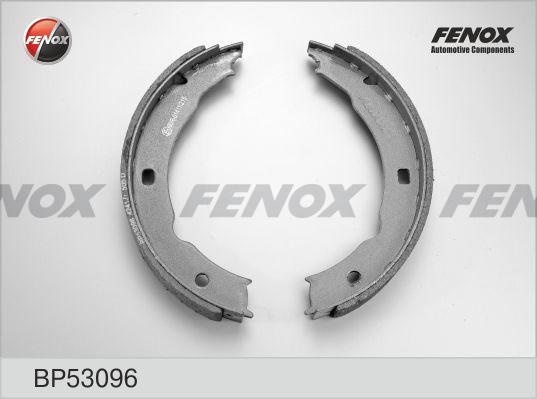 Колодки тормозные, барабанные PEUGEOT 406 Fenox BP53096