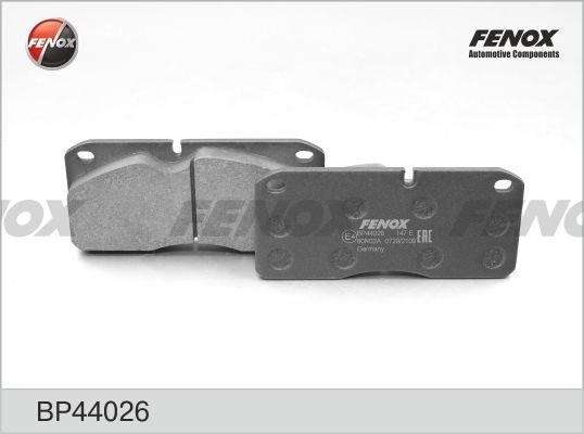 Колодки тормозные, дисковые IVECO EuroCargo Fenox BP44026