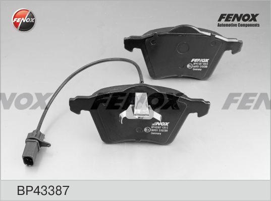 Колодки тормозные, дисковые передние FORD Galaxy Fenox BP43387