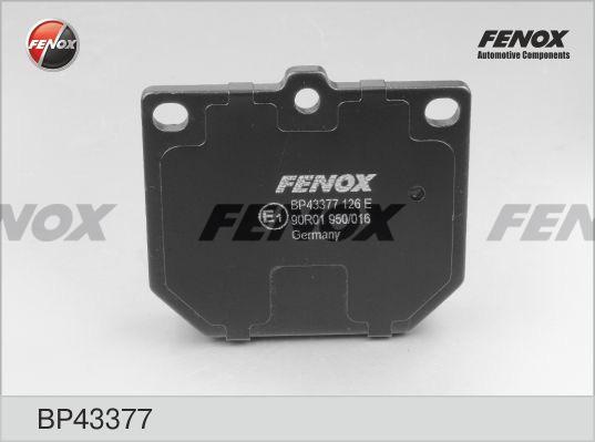 Колодки тормозные, дисковые передние NISSAN Bluebird Fenox BP43377