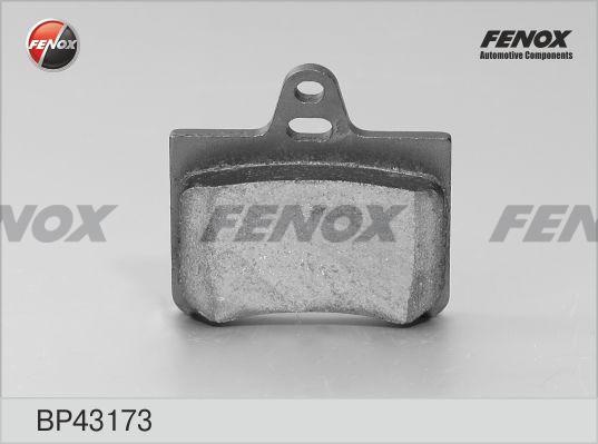 Колодки тормозные, дисковые задние CITROEN C5 Fenox BP43173