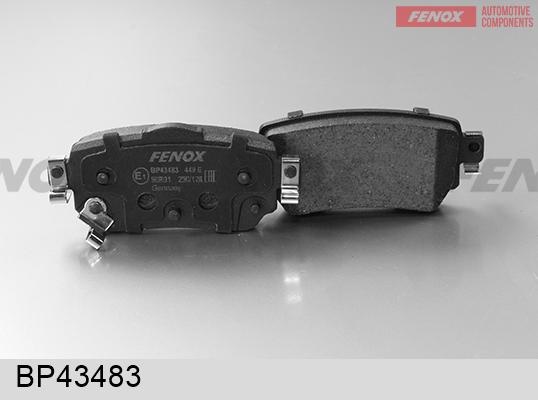 Колодки тормозные, дисковые задние NISSAN QASHQAI Fenox BP43483