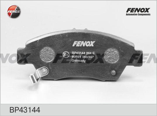 Колодки тормозные, дисковые передние HONDA CIVIC Fenox BP43144