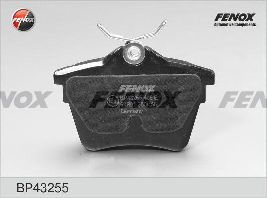 Колодки тормозные, дисковые задние CITROEN C5 Fenox BP43255