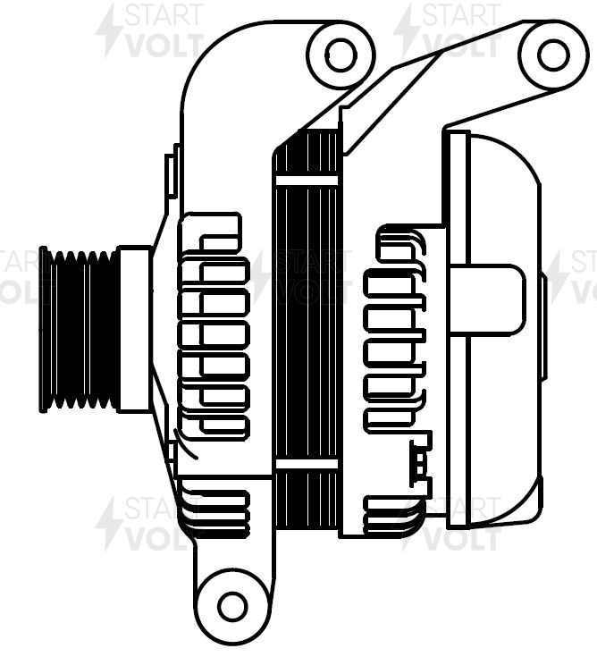 Генератор FORD FOCUS Startvolt LG 1004, 150 А