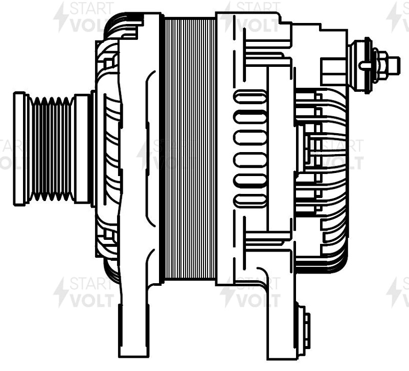 Генератор NISSAN JUKE Startvolt LG 1420, 110 А