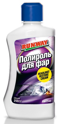 Полироль для фар Runway RW2545, 250 мл