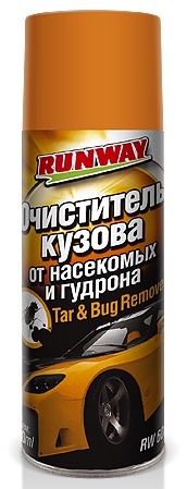 Очиститель кузова от насекомых и гудрона Runway RW6089, 450 мл