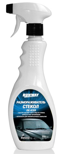 Размораживатель стекол Runway RW5059, 500 мл