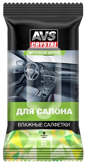 Влажные салфетки Для салона AVS A78102S, 25 шт