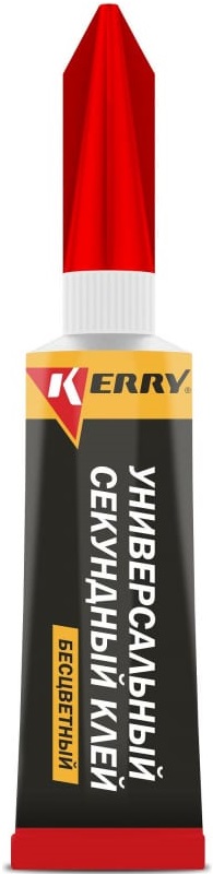 Универсальный секундный клей SUPER GLUE KERRY KR-153-1,3 гр