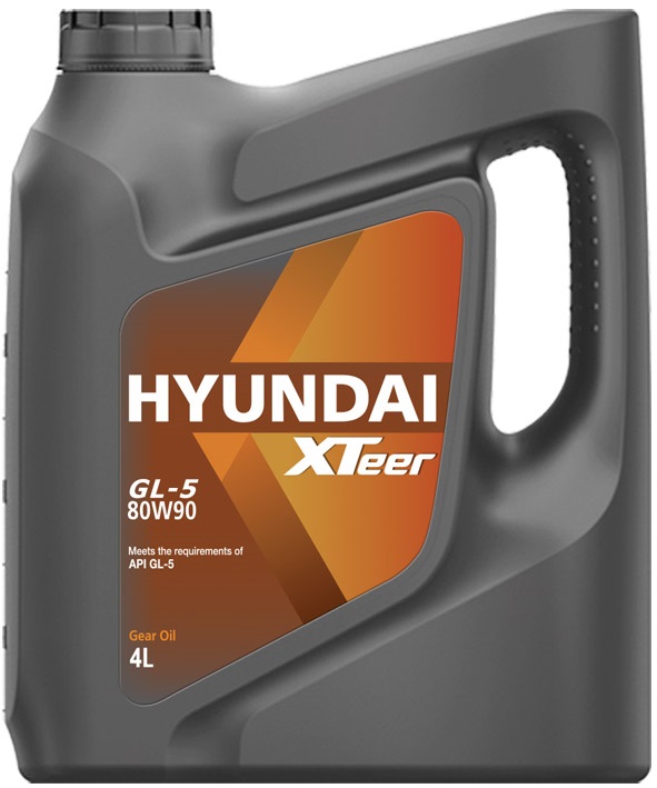 Масло трансмиссионное Hyundai Xteer 1041422, Gear Oil-5, 80W-90, 4 л 