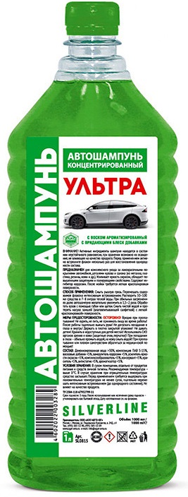 Автошампунь с воском Agat avto SL0815, Ультра, 1 л