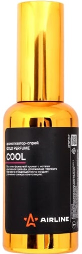 Ароматизатор-спрей Airline AFSP269, GOLD Perfume COOL, 50 мл