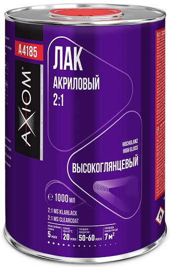 Лак акриловый AXIOM A4185, 1000 мл 