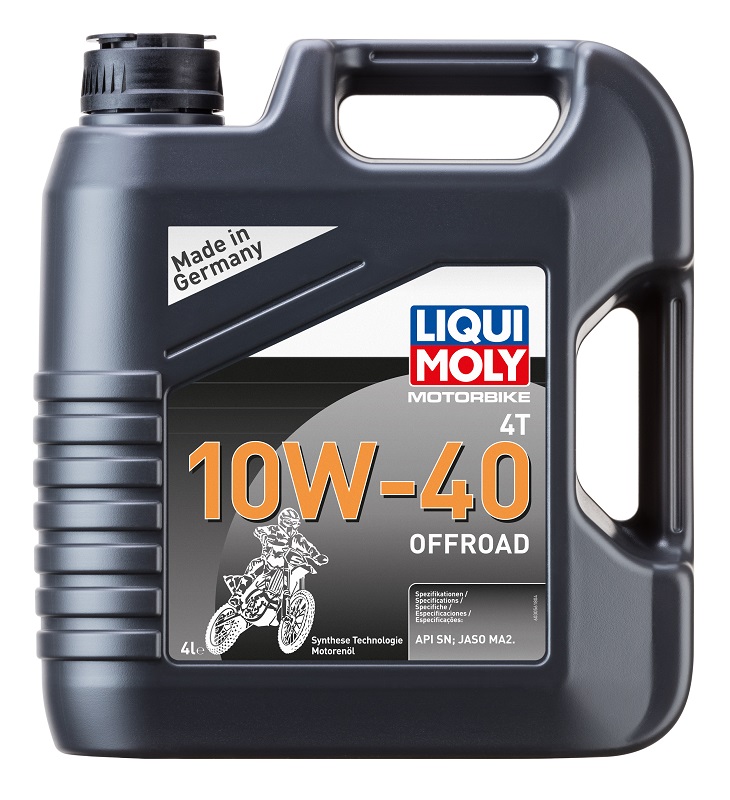 Масло моторное синтетическое Liqui Moly 3056, Motorbike 4T Offroad, 10W-40, 4 л