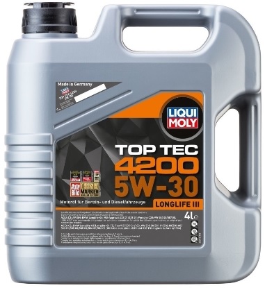 Масло моторное синтетическое Liqui Moly 8973 Top Tec 4200, 5W-30, 5 л