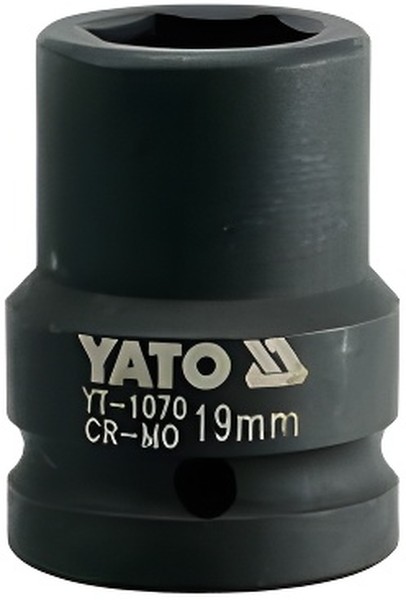 Головка ударная Yato YT-1070, 19 мм, 3/4