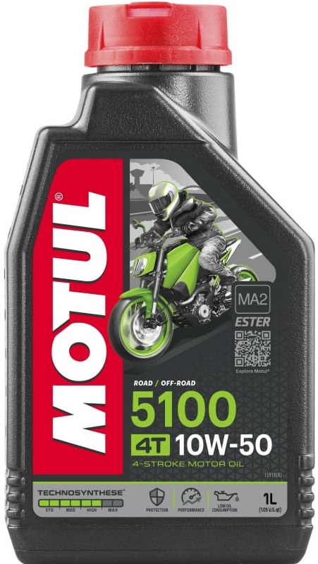 Масло моторное полусинтетическое Motul 104074, 5100 ESTER, 10W-50, 1 л