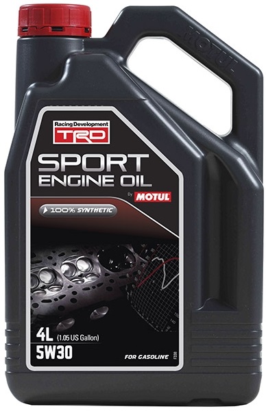 Масло моторное Motul 110940, TRD SPORT ENGINE OIL GASOLINE, 5W-30, 4 л 