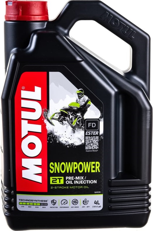 Масло моторное полусинтетическое Motul 105888, Snowpower 2T, 4 л