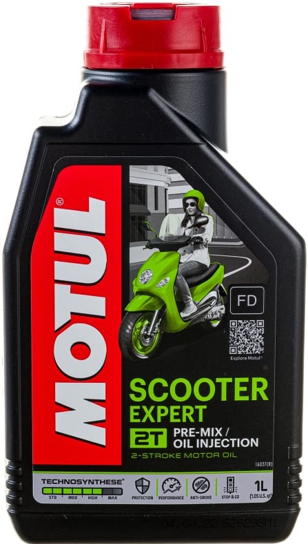 Масло моторное полусинтетическое Motul 105880, Scooter Expert 2T, 1 л