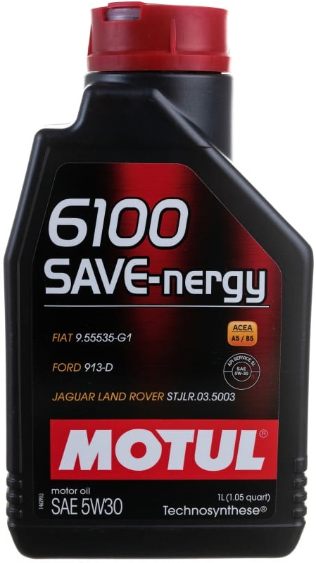 Масло моторное синтетическое Motul 107952, 6100 SAVE-NERGY, 5W-30, 1 л