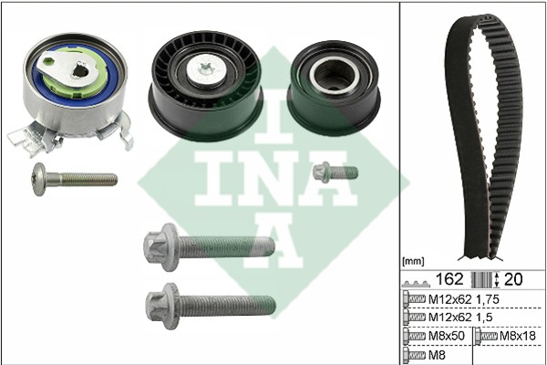 Комплект ремня ГРМ OPEL ASTRA Ina 530 0443 10