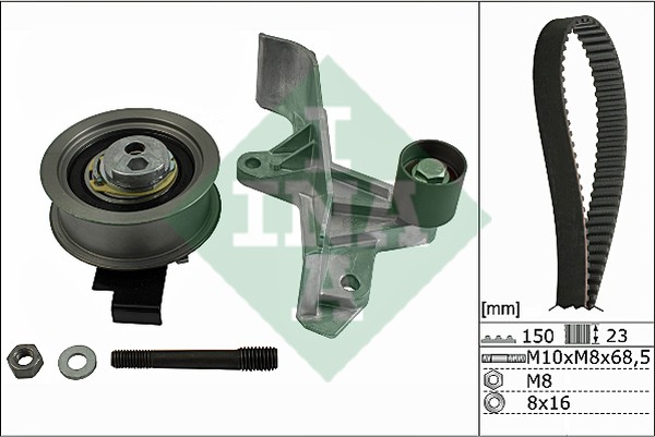 Комплект ремня ГРМ AUDI A4 Ina 530 0546 10