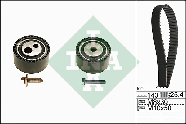 Комплект ремня ГРМ CITROEN Jumper Ina 530 0447 10