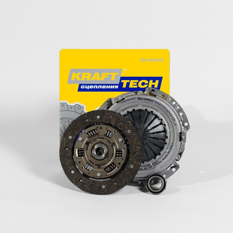 Комплект сцепления с выжимным подшипником AUDI A2 Krafttech W06200A