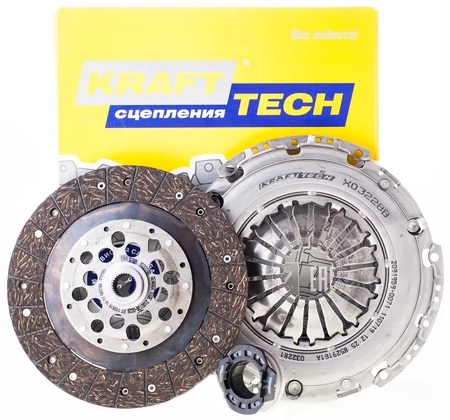 Комплект сцепления с выжимным подшипником AUDI A3 Krafttech W05228D