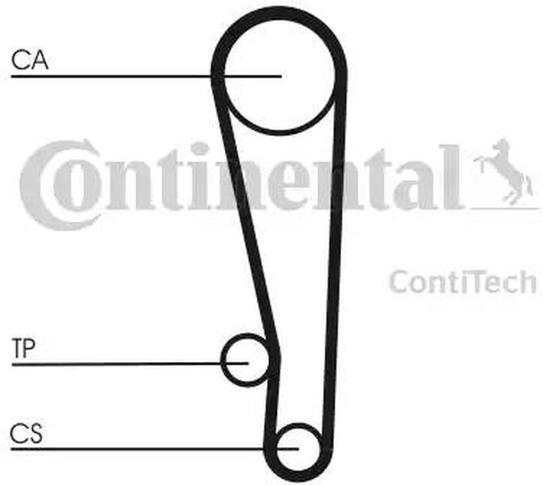Комплект ремня ГРМ HYUNDAI ATOS CONTITECH CT1013K1