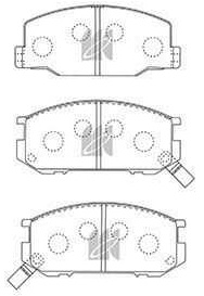 Колодки тормозные, дисковые TOYOTA Celica Kashiyama D2075M