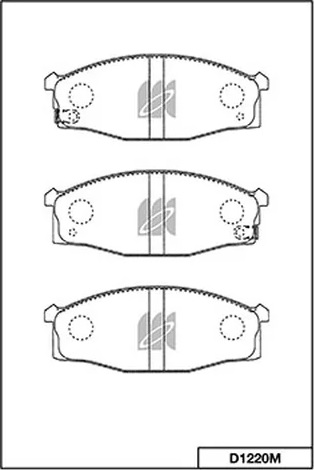 Колодки тормозные, дисковые NISSAN Cabstar Kashiyama D1220M
