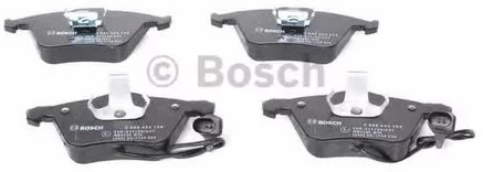 Колодки тормозные, дисковые AUDI A4 Bosch 0 986 494 104