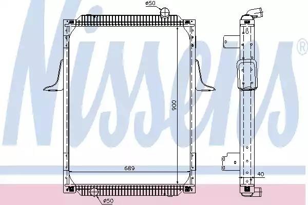 Радиатор охлаждения Nissens 63788A