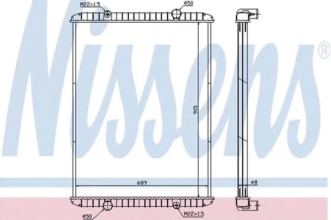 Радиатор охлаждения Nissens 638480